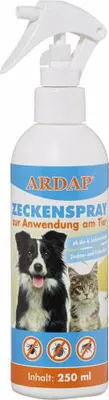 Produktbild von Ardap Zeckenspray am Tier