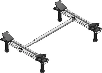Productafbeelding van Mabo Sanitec badkuipondersteuning 101380, geschikt voor stalen badkuipen tot 1800 x 800 mm, vanaf een materiaal dikte van 2,3 mm
