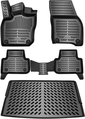 Productafbeelding van 3D rubbermatten en bagageruimatte voor de VW Tiguan 3 (2023-2026)