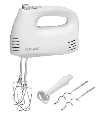 Obrázok produktu pre Bomann HM 381 CB, Ručný mixér, Biela, 300 W, 220-240 V, 50 - 60 Hz