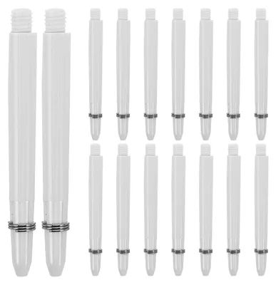 Produktbild von Nylon Dartschäfte 50 Stück mit 2Ba Gewinde und Dartringen für Soft- und Steel-Tip Dartpfeile für Turniere und Freizeitspiele