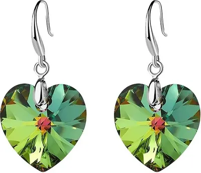 Zdjęcie produktu dla Kolczyki Beautiful Heart - Zielony KP29813
