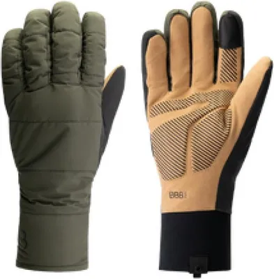 Obrázek produktu pro Zimní cyklistické rukavice BBB Cycling PufferShield Waterproof XL, olivově zelené – teplé, voděodolné...