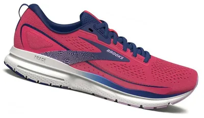 Image de Chaussures de course pour femmes Brooks Trace 3, couleur framboise/bleu/orchidée, taille 6 US