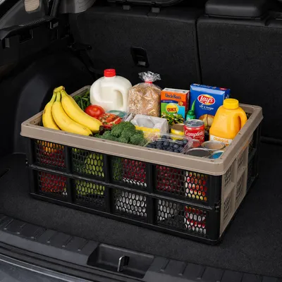 Produktbild von Klappbox stapelbar 32 L Transportbox 48X35X24CM Einkaufskiste klappbar