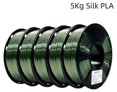 Image de Filament pour imprimante 3D - PLA 1,75 mm Silk - Bobine de 343 m - Emballé sous vide - Glow Blue