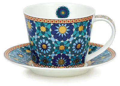 Mok & Untertasse Ishtar, 0,35 l, Fine Bone China, Geschenkbox