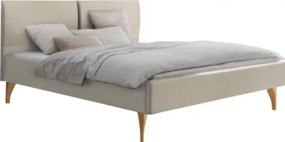 Produktbild von HASENA Polsterbett Tamara 25 Eiche bright | Stoff beige 180x200