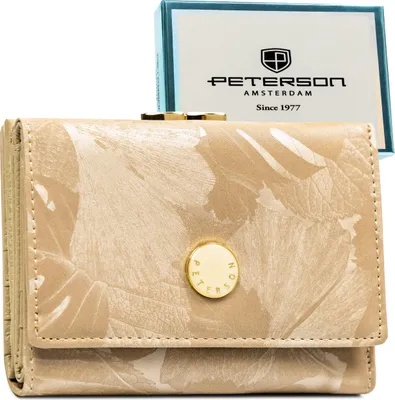 Produktbild von Peterson Portemonnaie aus Leder für Frauen Dith beige One size