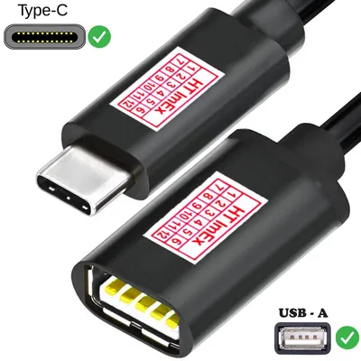 Produktbild von USB A 2.0 weiblich OTG Typ C Kabel adapter Typ C USB-C-Adapter kabel PC Laptop