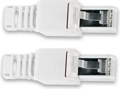 Produktbild von Netzwerkstecker 2x CAT 6A RJ45 Netzwerk Stecker werkzeuglos CAT7 CAT6 CAT5 Kabel