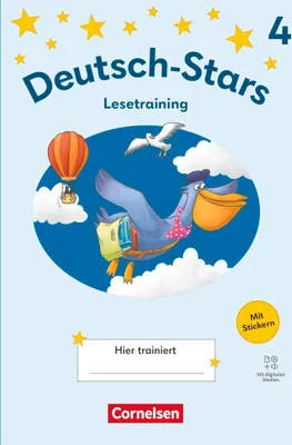 Produktbild von Deutsch-Stars 4. Schuljahr - Lesetraining Ausgabe 2025 - Übungsheft