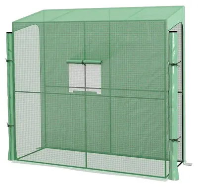 Produktbild von Garten Gewächshaus, Rolltore, Anti-UV-Abdeckung, armeegrün