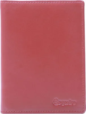 Image de Esquire étui pour carte d'identité Silk 02 Passport Case Red rouge foncé