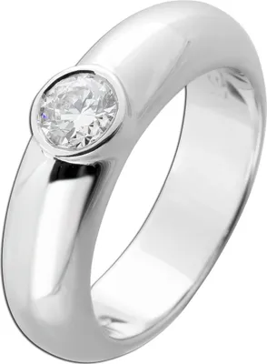 Produktbild von Solitärring 0.50ct F VSI Silber 925 Lab Grown Diamant  17