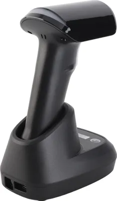 Obrázok produktu pre Bezdrôtový 2D 1D skener čiarových kódov BT 2.4G USB káblové pripojenie Vysokorýchlostné skenovanie s OLED displejom pre papierové a obrazovkové kódy Čítačka kompatibilná s Win pre Android