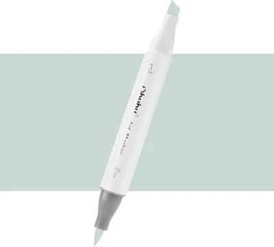 Immagine prodotto di OHUHU pennello e scalpello bifacciale, GG020 verde grigio 02