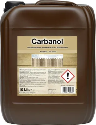 Produktbild von Holzschutzlasur Carbanol 10 L braun