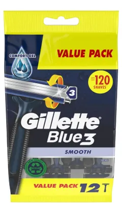 Image de 12 Gillette Blue3 smooth wegwerpscheermesjes