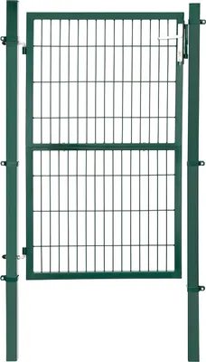 Produktbild von SONGMICS Gartentor mit Schloss, Türklinke, Schlüssel, 106 x 150 cm (L x H), grün