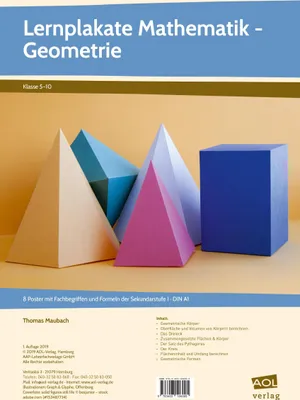 Produktbild von Lernplakate Mathematik - Geometrie