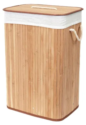 Obrázek produktu pro bambusový koš na prádlo 45 x 35 x 60 cm hnědý