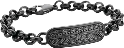Produktbild von Police Herrenarmband schwarz Edelstahlband PJ26402BSU.02