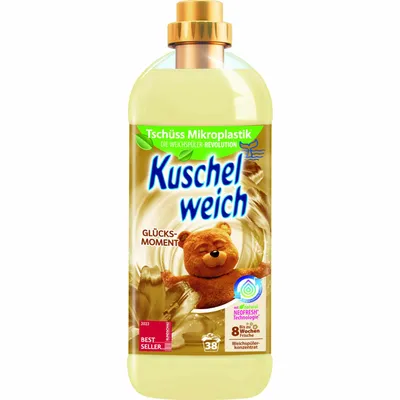 Zdjęcie produktu dla Kuschelweich Płyn Do Płukania 1L Glücksmoment 38 Prań