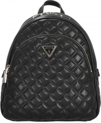 Produktbild von Guess Giully Dome Backpack Quilted In Black For Women – 26 x 30 x 9 CM / Black