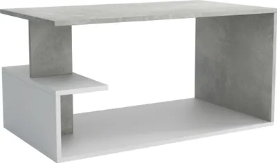 Produktbild von Masseno Couchtisch RICCARDO 90 cm Kaffetisch für Wohnzimmer Sofatisch Wohnzimmertisch Titanfarben