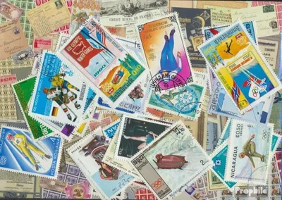 Produktbild von Briefmarken Motive 50 verschiedene Eissport Marken