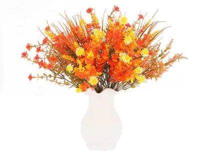 Produktbild von Kunstblumen Herbststrauß - 7 Bündel - Herbst Dekoration