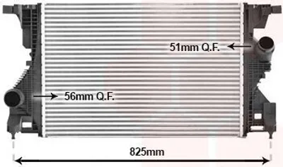 Produktbild von VAN WEZEL 30014709 Ladeluftkühler LLK passend für MERCEDES-BENZ A-Klasse (W177) Turbo Intercooler