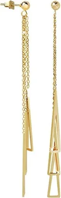 Produktbild von TR-21737 Ohrringe in Gold - Trendiger Schmuck KP21737