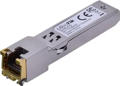 Produktbild von Mikrotik S+RJ10, 10000 Mbit/s, SFP+, SFP+, Metallisch, 1 Stück(e)