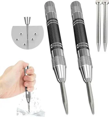 Obrázek produktu pro Automatické nářadí se 2 vyměnitelnými hroty na kov, dřevo a sklo, 130 mm x 12 mm