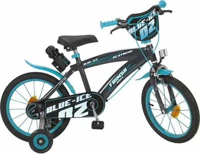 Obrázok produktu pre Toimsa 16226, Mestský bicykel, Deti, Unisex, Šedá, Tyrkysová, 40,6 cm (16"), Bubon, Čeľusťová brzda (V)