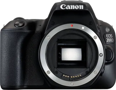 Produktbild von Canon EOS 200D + EF-S 18-55mm 4.0-5.6 IS STM, 24,2 MP, 6000 x 4000 Pixel, CMOS, Full HD, Touchscreen, Schwarz