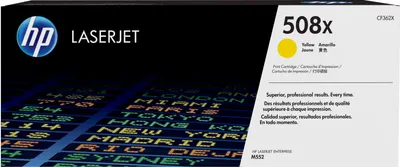 Produktbild von HP Toner CF 362 X yellow No. 508 X