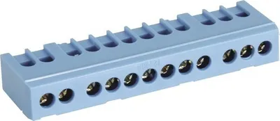 Produktbild von PE-/N-Leiterklemme blau 40023L