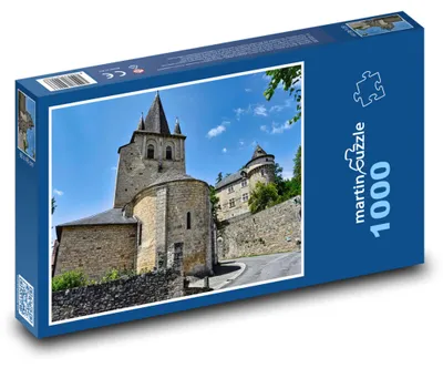 Obrázok produktu pre Puzzle 1000 Stredoveká pevnosť a kostol - martinpuzzle