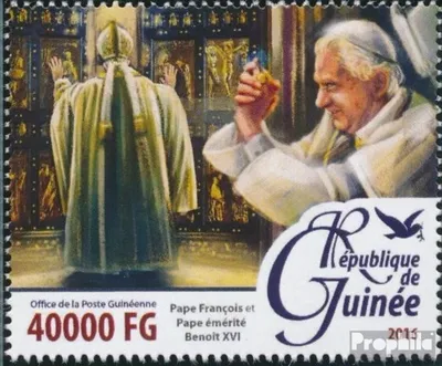 Produktbild von Briefmarken Guinea 2016 Mi 11755 (kompl. Ausgabe) postfrisch Päpste