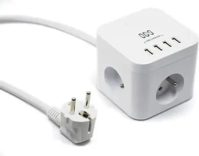 Image de IN Parasurtenseur CUBE, 3 prises, 4x USB
