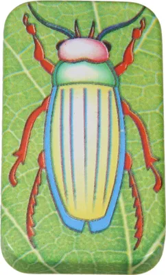 Produktbild von Knackinsekt Emma, Clicker, Knackkäfer aus Blech, 4,5 x 2,5 cm