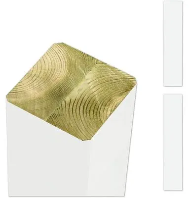 Produktbild von Pfosten PLUS verleimt 9 x 9 x 238 cm weiß
