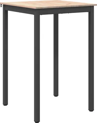 Image de Table de bar Naturel 70 x 70 x 105 cm Bois de pin massif