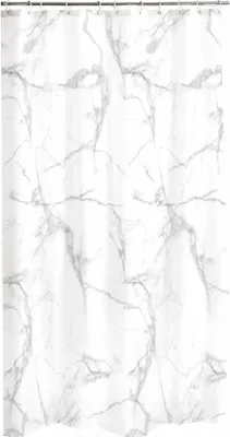 Immagine prodotto di Tenda da doccia MARBRE, 180 x 200 cm, bianco