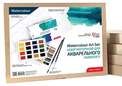 Produktbild von ROSA Studio Aquarell-Set mit Zubehör