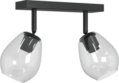 Produktbild von vidaXL Deckenstrahler Schwarz 33 x 13 x 26 cm Glas und Metall