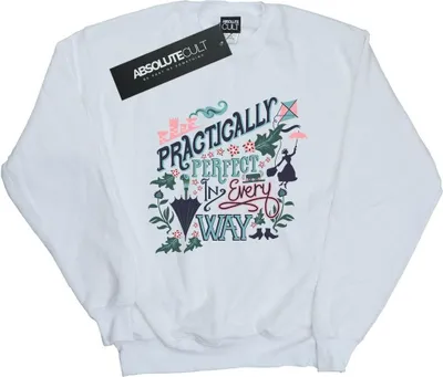 Produktbild von Disney - "Practically" Sweatshirt für Herren BI48891 (M) (Weiß)